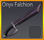 Onyx Falchion